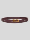 Etro Leather Belt In Braun