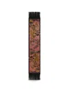 Etro Leopard-pattern Velvet Scarf In Brown