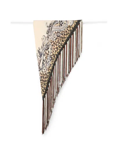 Etro Leopard-print Shawl In Neutral