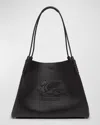 Etro Small Libra Tote Bag In Black