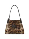 Etro Libra レオパード ハンドバッグ M In Brown