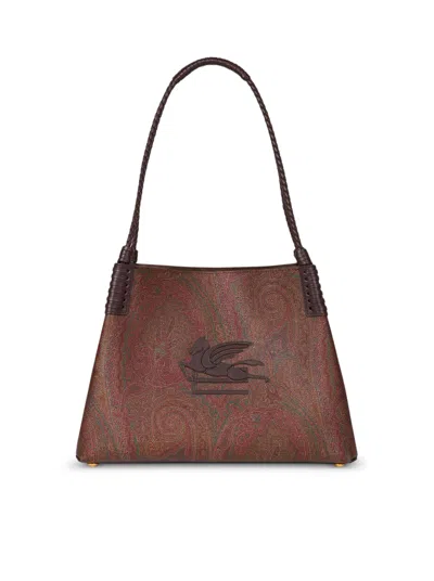 Etro Libra Medium Arnica Shopping Bag In Brown