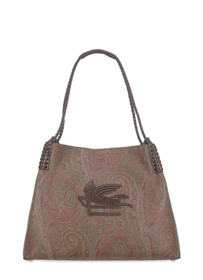Etro Libra Medium Bag In Brown