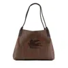 Etro Shopping Bag "libra" In Brown