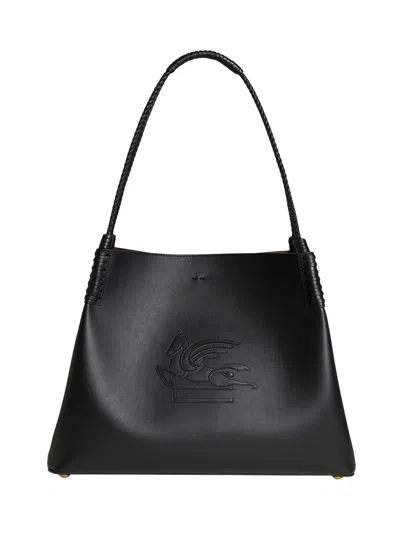 Etro Libra Medium Tote In Black