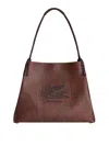 Etro Medium Libra Arnica Shoulder Bag In Brown