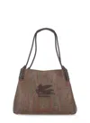 Etro Libra Small Bag In Brown