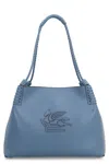 Etro Libra Small Leather Tote In Blue