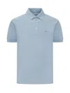 Etro Paisley Jacquard Polo Shirt In Blue