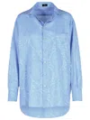 Etro Oversize-hemd Mit Pegaso In Blue