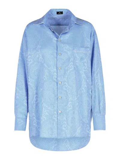 ETRO CAMISA - AZUL CLARO