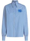 Etro Light Blue Cotton Shirt