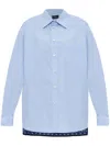 Etro Women Shirt With Paisley Print In Light Blue