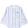 ETRO LIGHT BLUE SHIRT FOR BABY BOY WITH LOGO