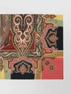 Etro Lightweight Cashmere Silk Square Scarf In Multi
