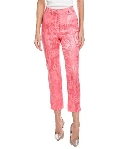 Etro Lily Floral Pant In Pink