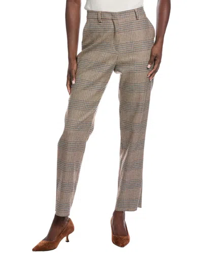 Etro Lily Wool-blend Pant In Brown