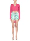 Etro Women's Linen Knitwear In Pink