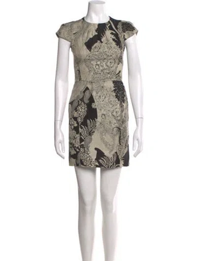 Pre-owned Etro Linen Mini Dress