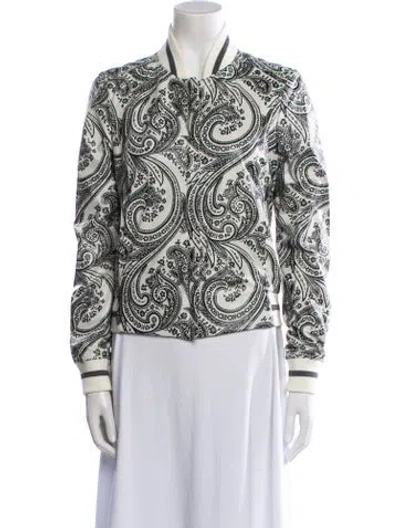 Pre-owned Etro Linen Paisley Print Evening Jacket