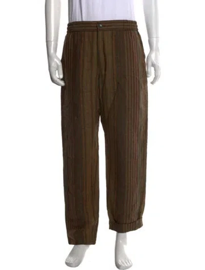 Pre-owned Etro Linen Pants In Multi