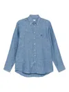 Etro Linen Shirts In Blue