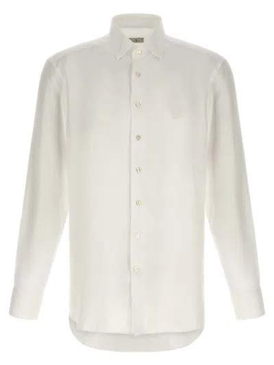 Etro Paisley Shirt Shirt And Blouse White In Animal Print