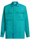 Etro Linen Shirt In Blue