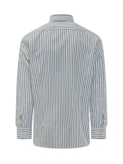 Etro Linen Shirt For The Modern Wardrobe In Azzurro