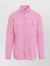 Etro Logo Long-sleeved Shirt In Pink