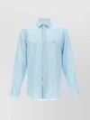 Etro Linen Shirt Striped Collar Button-down