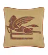 Etro Linen Somerset Cushion In Neutral