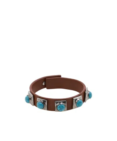 Etro Logo Bracelet In Red