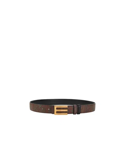 ETRO LOGO BUCKLE BELT