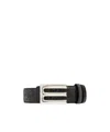 Etro Logo Buckled Paisley Print Reversible Belt In Black
