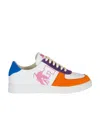 Etro Colour-block Low-top Sneakers In White