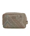 Etro Logo Clutch In Multicolor