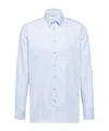 Etro Shirt With Pegasus Pattern In Blue