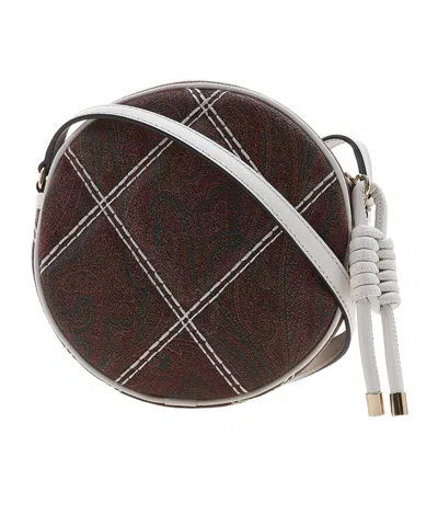 Etro Logo Cross-body Bag In Black