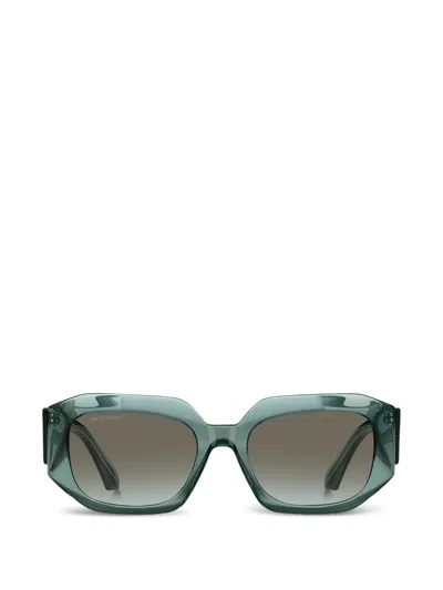 Etro Logo-detail Sunglasses In Blue