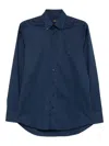 Etro Relaxed Button-down Collar Long Sleeve Shirt In Blue
