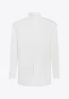 Etro Plain Cotton Shirt In White