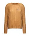Etro Cable-knit Cashmere Sweater In Brown