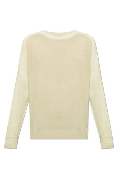 ETRO LOGO EMBROIDERED CREWNECK KNITTED JUMPER