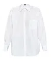 Etro Pegaso Embroidered Button-up Shirt In White