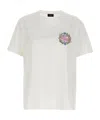 Etro Logo Embroidered Short-sleeved T-shirt In White