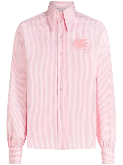 Etro Women Pegasus Shirt In Multi