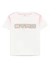 Etro Logo-embroidered T-shirt In White