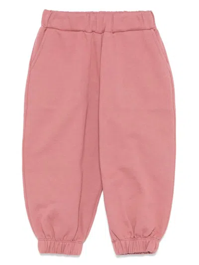 Etro Kids' Logo-embroidered Track Pants In Pink