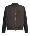 Etro , Paisley Bomber Jacket With Logo, Man, Black, Size M In Black